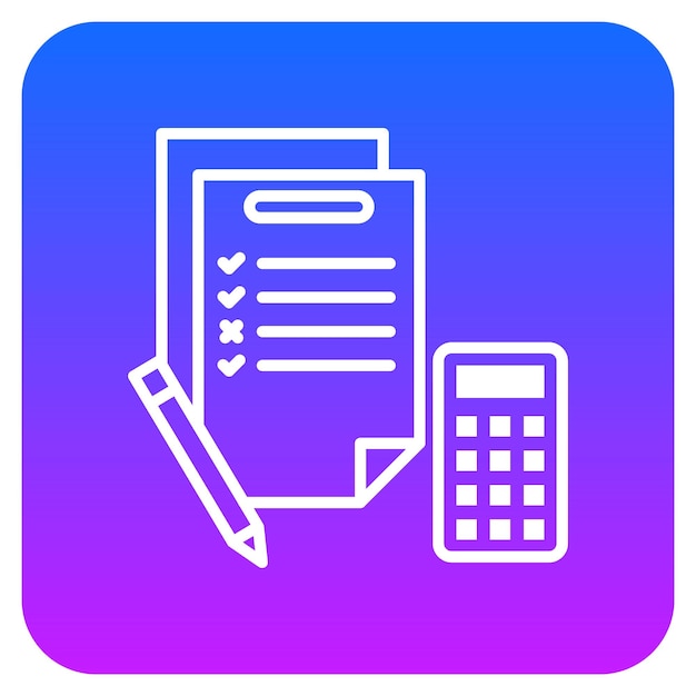 Ilustración vectorial de cálculo