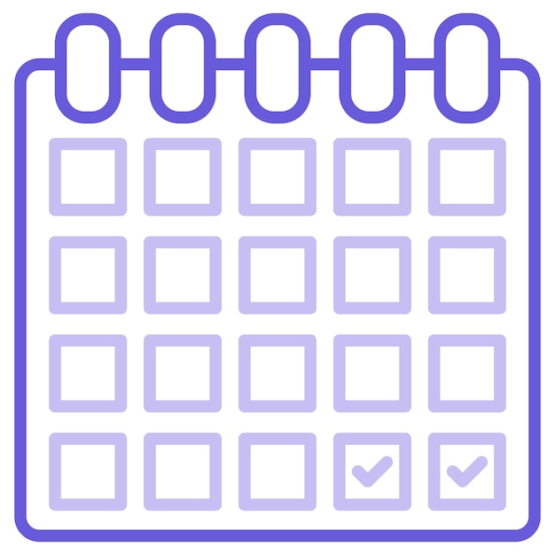 Ilustración vectorial del calendario