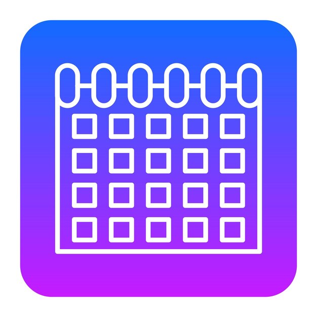 Ilustración vectorial del calendario