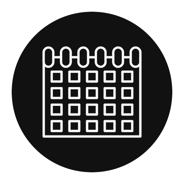 Ilustración vectorial del calendario