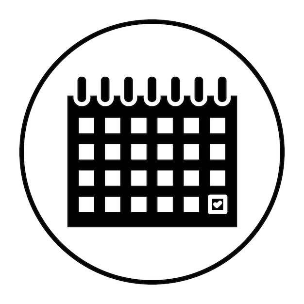 Ilustración vectorial del calendario