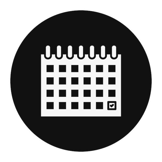 Ilustración vectorial del calendario