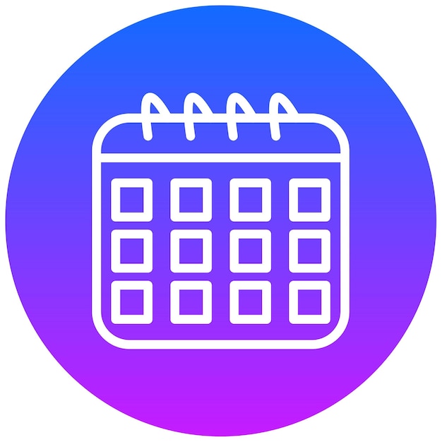 Ilustración vectorial del calendario