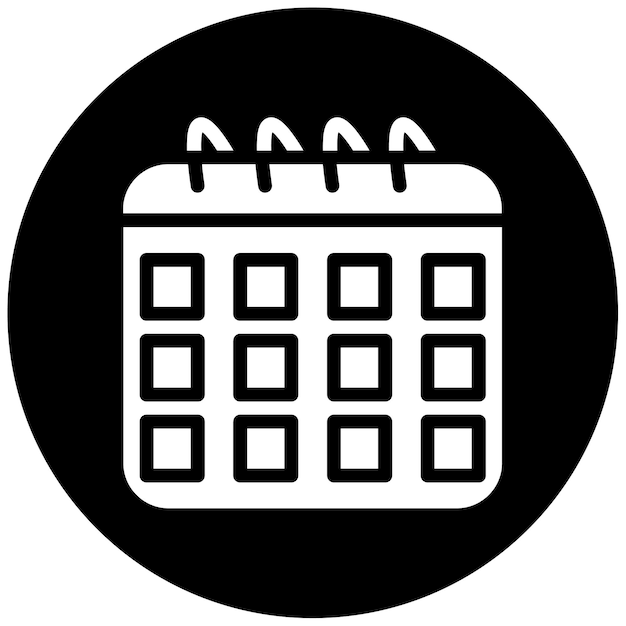 Ilustración vectorial del calendario