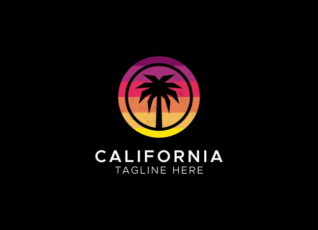 Ilustración vectorial de California, para impresión de logotipos y otros usos.