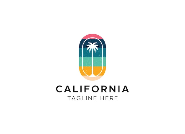 Ilustración vectorial de California, para impresión de logotipos y otros usos.