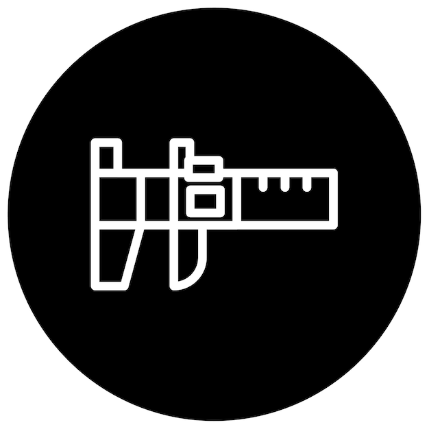 Ilustración vectorial de caliper
