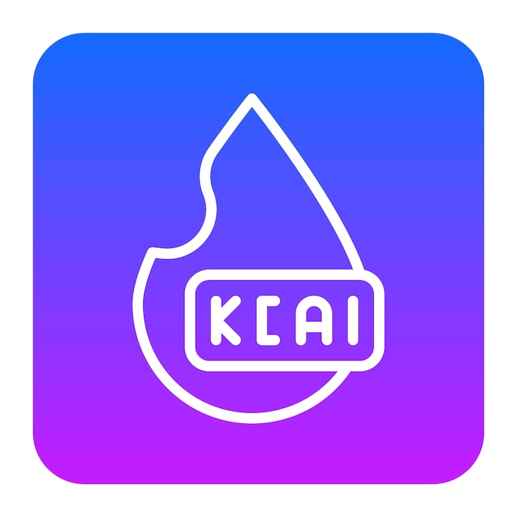 Vector ilustración vectorial de las calorías