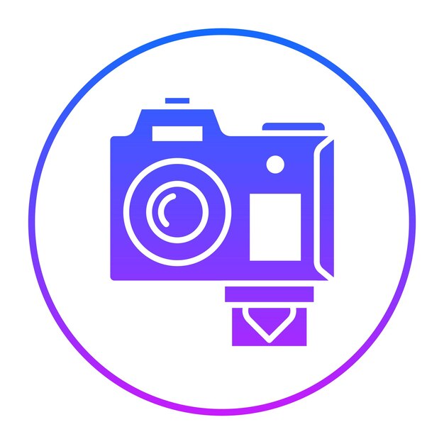Ilustración vectorial de la cámara de bodas