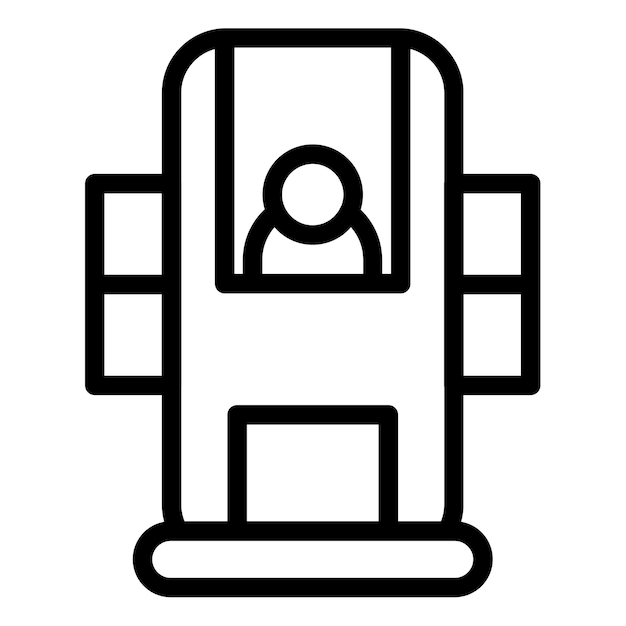 Ilustración vectorial de la cámara espacial