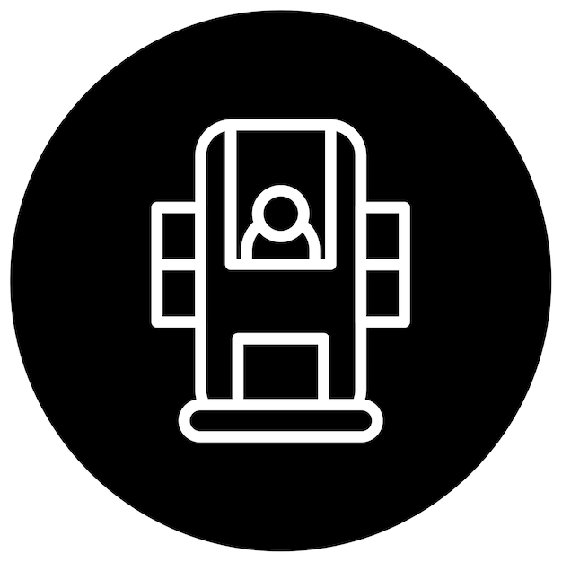 Ilustración vectorial de la cámara espacial