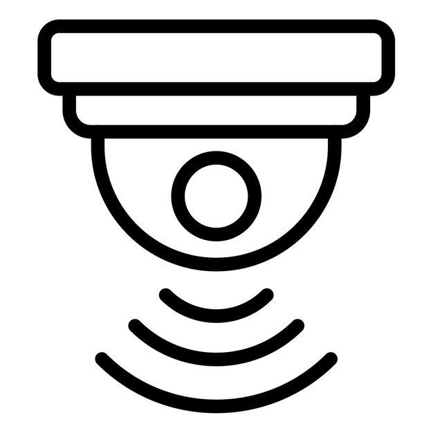 Ilustración vectorial de la cámara inteligente