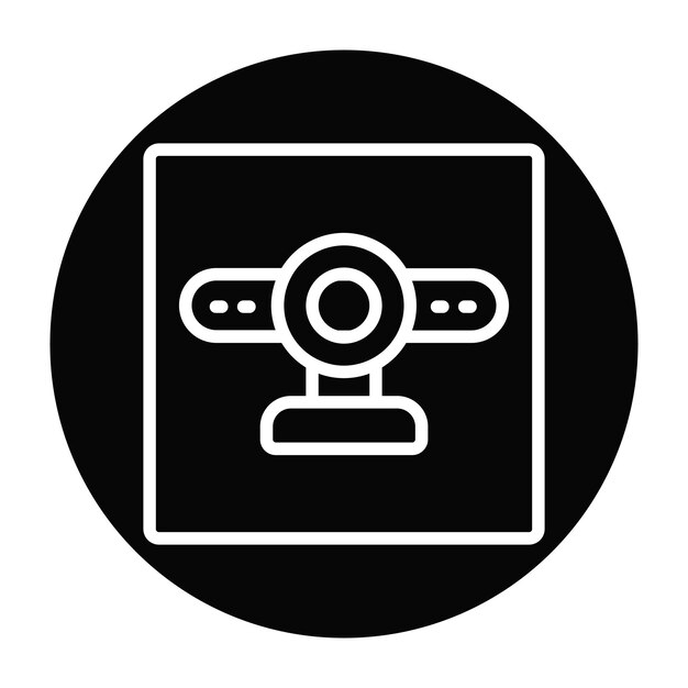 Ilustración vectorial de la cámara web