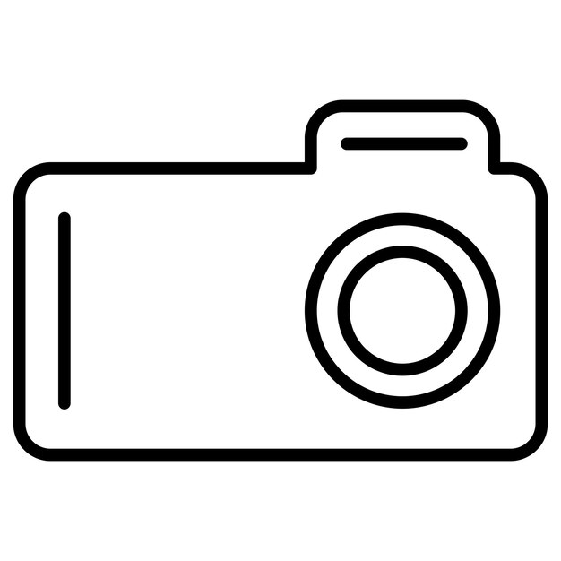 Ilustración vectorial de la cámara