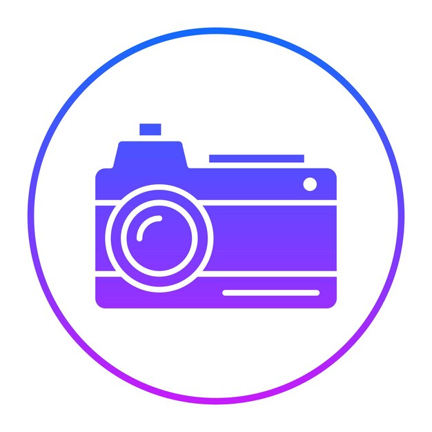 Ilustración vectorial de la cámara
