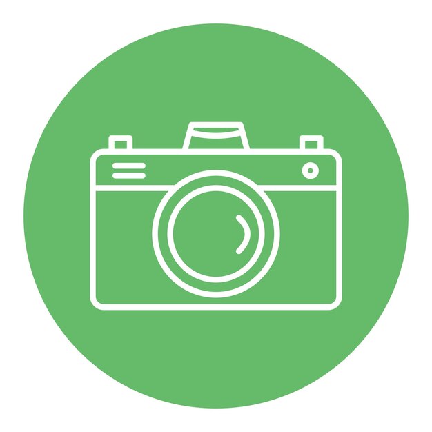 Ilustración vectorial de la cámara