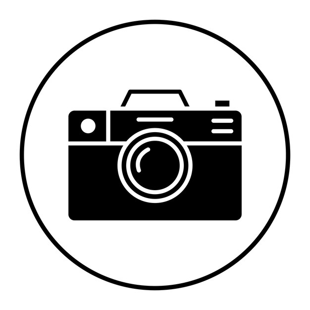 Ilustración vectorial de la cámara