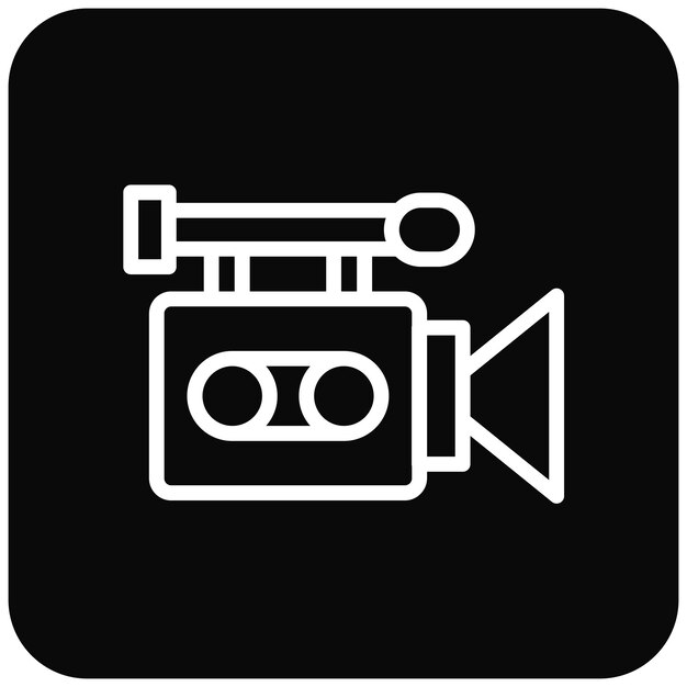 Ilustración vectorial de la cámara