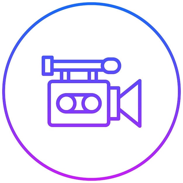 Ilustración vectorial de la cámara