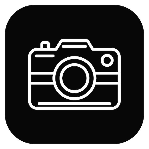 Ilustración vectorial de la cámara