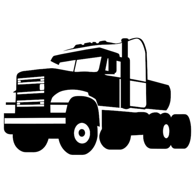 Ilustración vectorial de camión