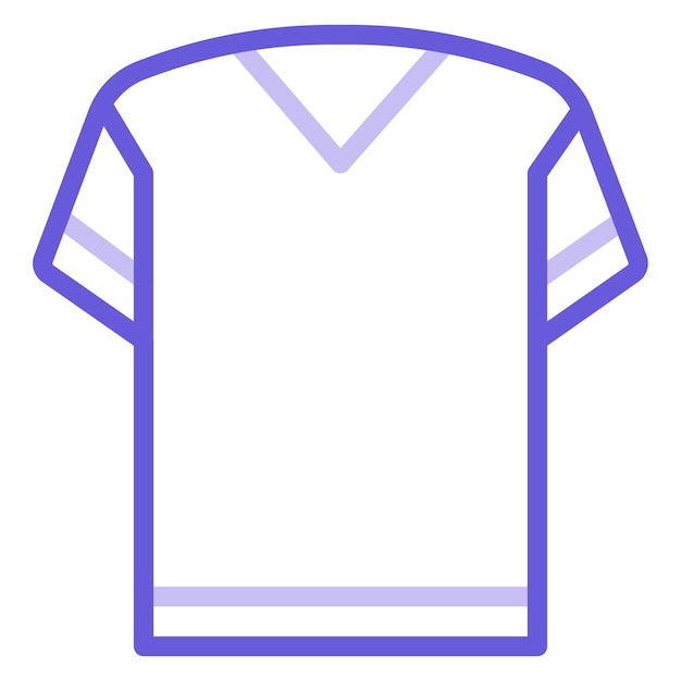 Vector ilustración vectorial de la camisa de cuello