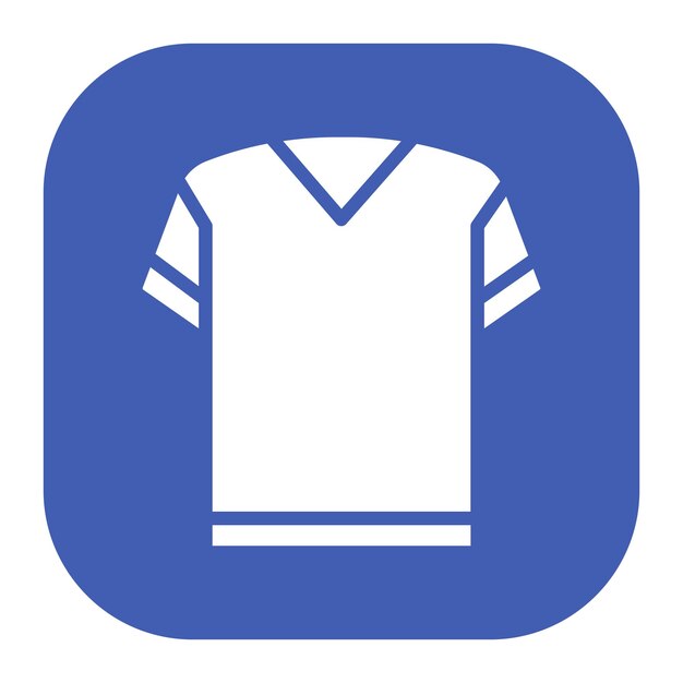 Ilustración vectorial de la camisa de cuello