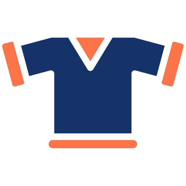 Ilustración vectorial de la camiseta de rugby