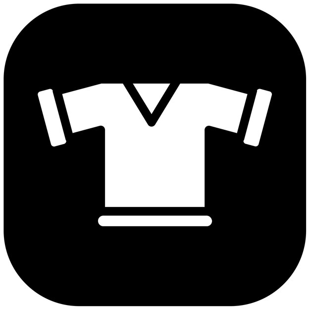Ilustración vectorial de la camiseta de rugby
