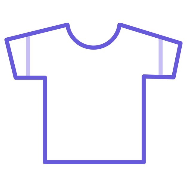 Ilustración vectorial de la camiseta