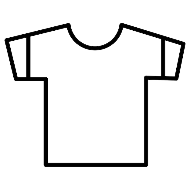Ilustración vectorial de la camiseta