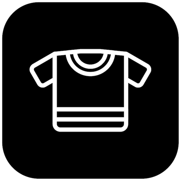Ilustración vectorial de una camiseta