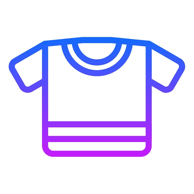 Ilustración vectorial de una camiseta