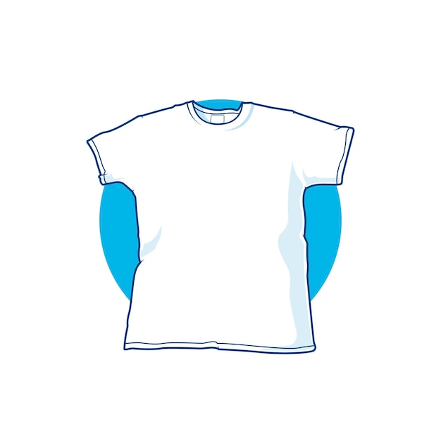 Ilustración vectorial de una camiseta