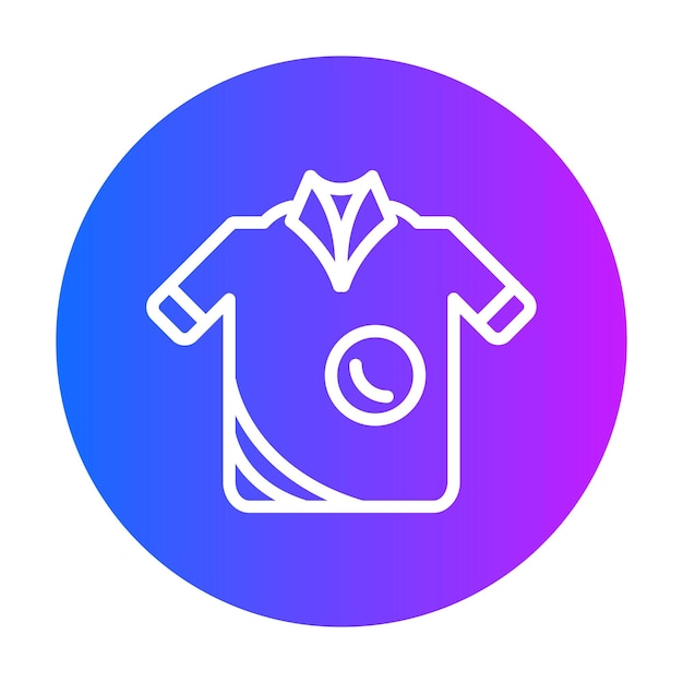 Ilustración vectorial de una camiseta