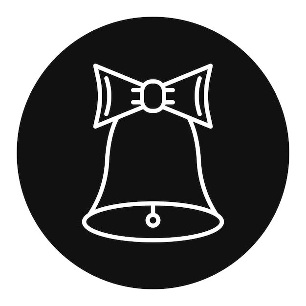 Ilustración vectorial de la campana de cumpleaños