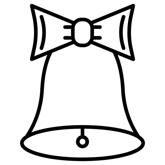 Ilustración vectorial de la campana de cumpleaños