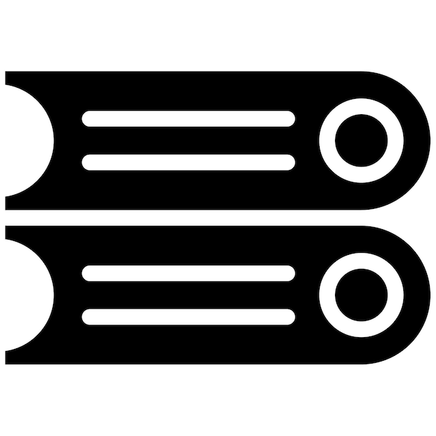 Ilustración vectorial de la caña de acero
