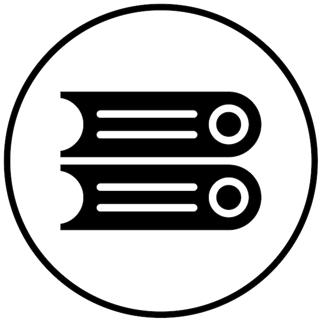 Ilustración vectorial de la caña de acero