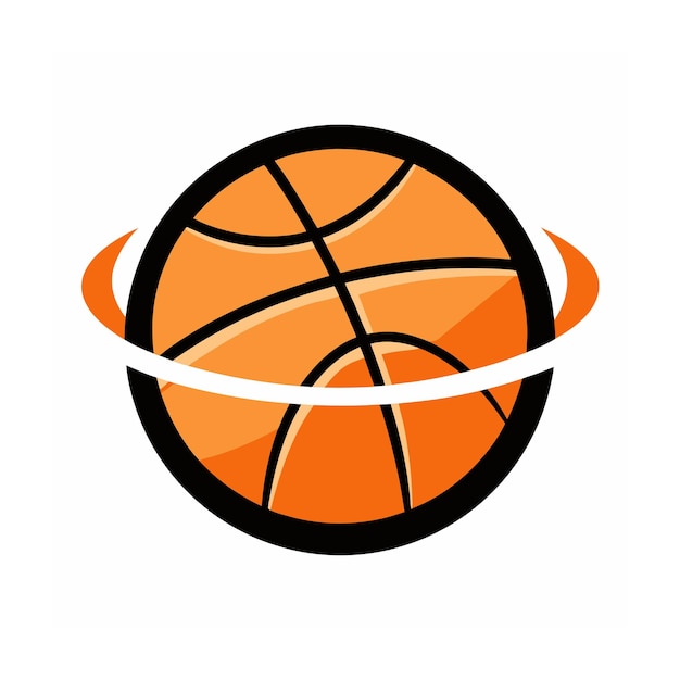Ilustración vectorial de la canasta de baloncesto