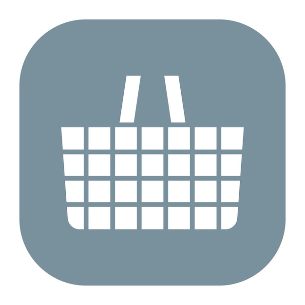 Ilustración vectorial de la canasta de compras