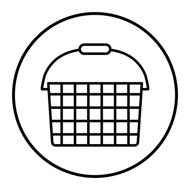 Ilustración vectorial de la canasta
