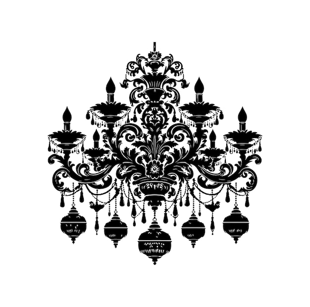 Ilustración vectorial del candelabro