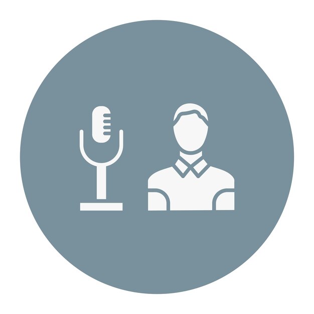 Ilustración vectorial de canto