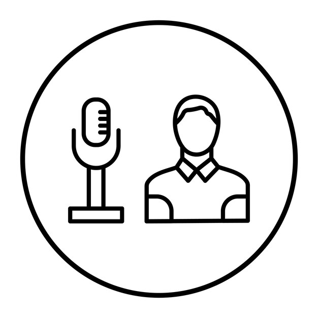 Ilustración vectorial de canto