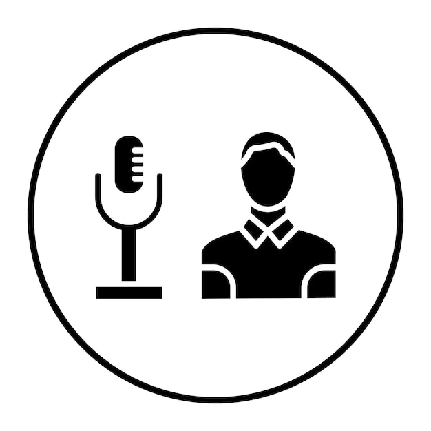 Ilustración vectorial de canto