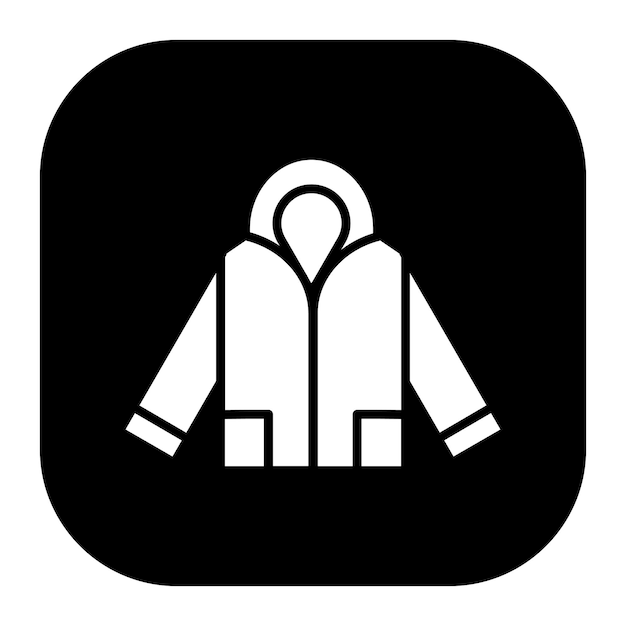 Ilustración vectorial de la capa de invierno