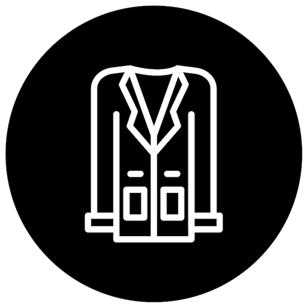 Ilustración vectorial de la capa de laboratorio