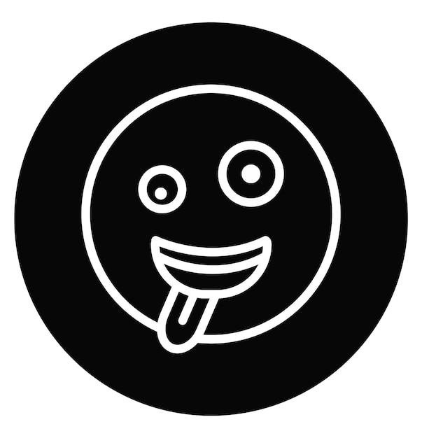 Ilustración vectorial de la cara de Zany