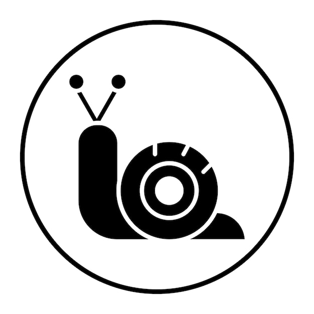 Ilustración vectorial del caracol
